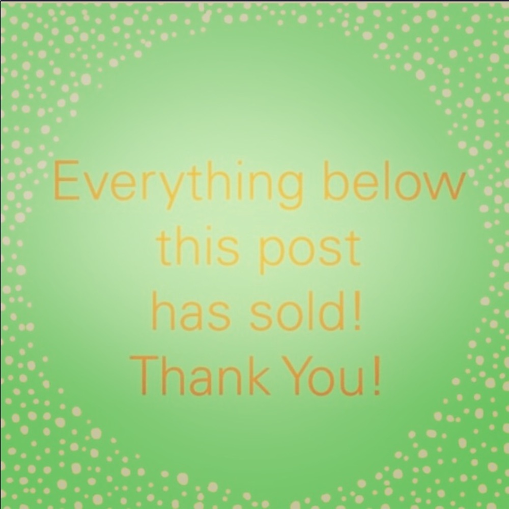 All items below here have sold.